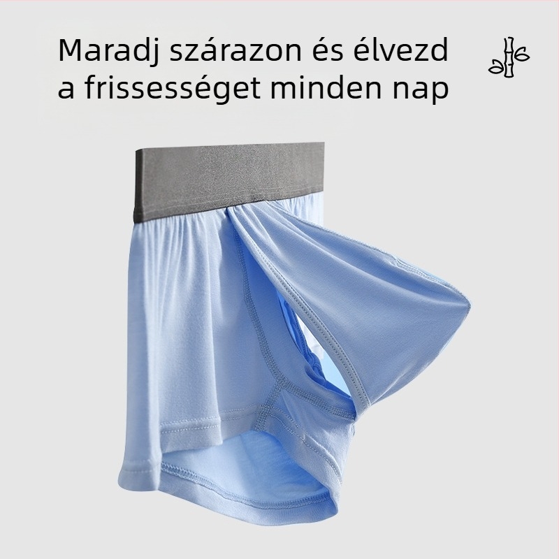 Space Capsule férfi lövésálló, különálló alsónemű, férfi U-konvex, nagy tasakos, modális, személyre szabott, kényelmes, lélegző boxeralsó