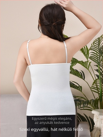 Plus size trikó melltartóbetéttel női viseletmentes melltartó állítható alsónemű egyrészes melltartó belső viselet pufók lány