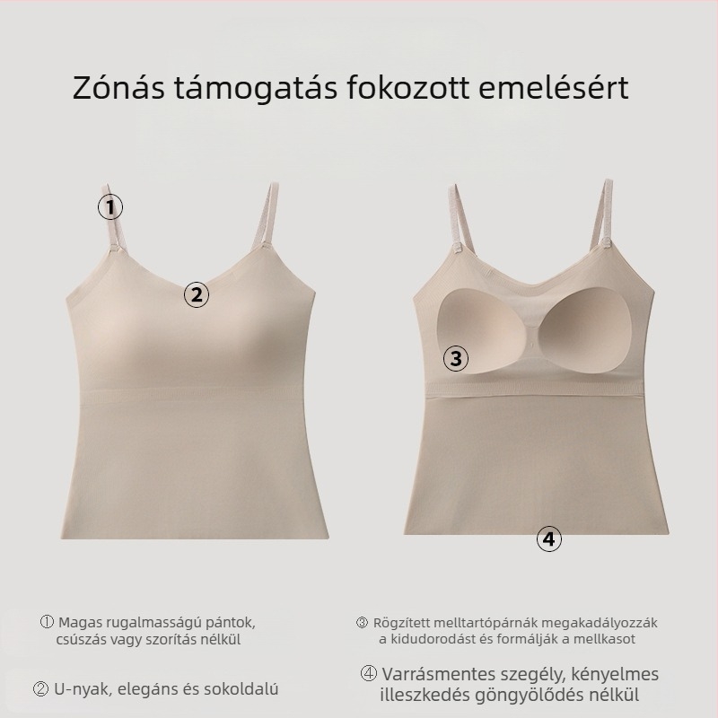 Határokon átnyúló, népszerű stílusú, hosszú, felsőrész gyönyörű hátrésszel, női, nyári fix kosaras, merevítő nélküli, varrás nélküli felsőruházat, plus size