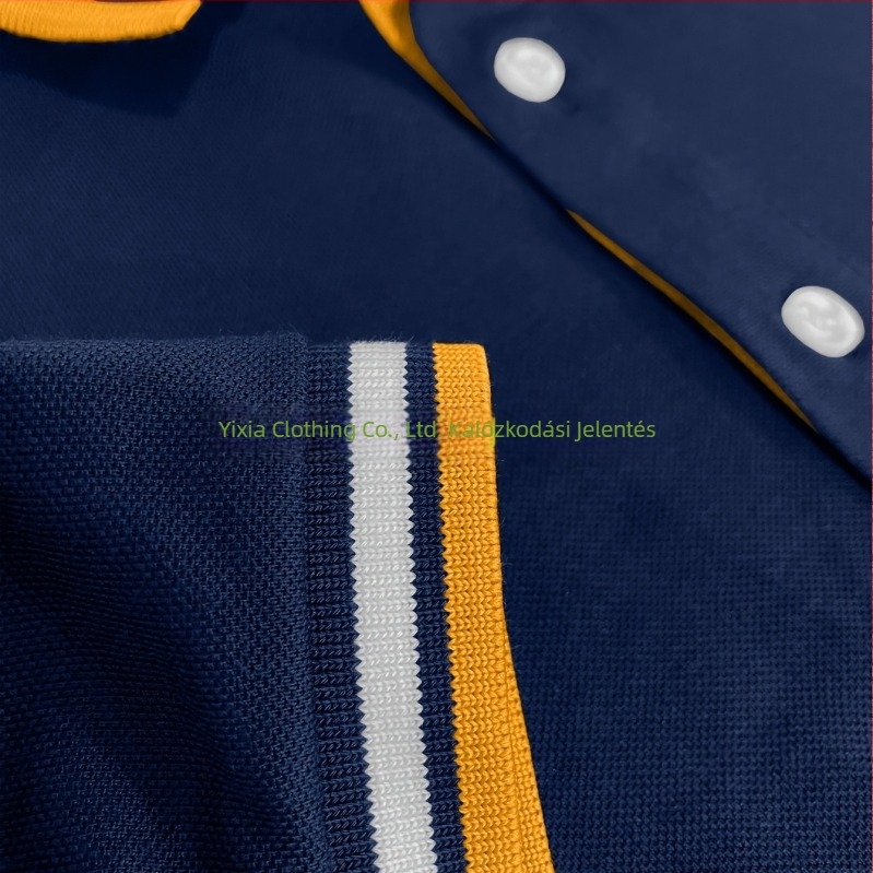 Férfi rövid ujjú ing csomag kontrasztos gallérral - könnyű poliészter, puha kék és rózsaszín