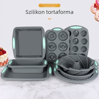 Sütőforma szilikon kétszínű tortaforma szilikon sifon sütőlap Mafen csésze pirítós forma fánk forma