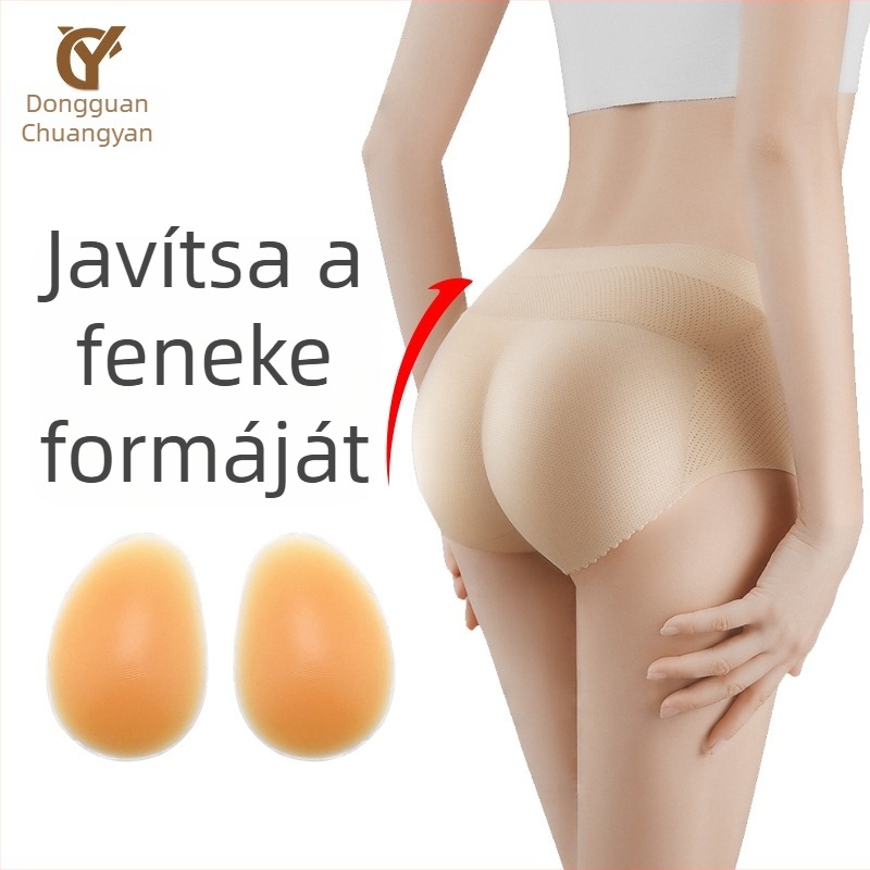 Határokon átnyúló, népszerű szilikon hamis fenék csípőpárna öntapadós természetes, varratmentes csípőpárna emelő csípővonal-növelő műtárgy