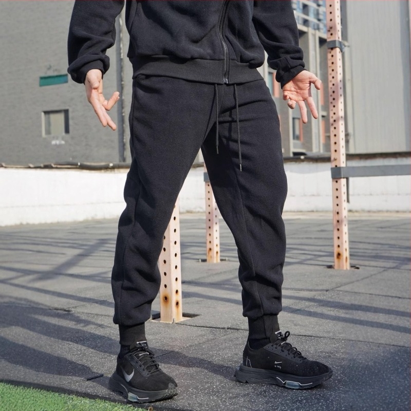 Őszi és téli új férfi öltöny, polár béléssel, vastagított pulóver, polár kabát, laza cipzár, divatos fitneszfelső