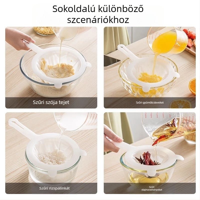 Szójatejszűrő, ultrafinom baba faltörő gyümölcscentrifuga, gyümölcslészűrő, szivárgásszűrő konyhába