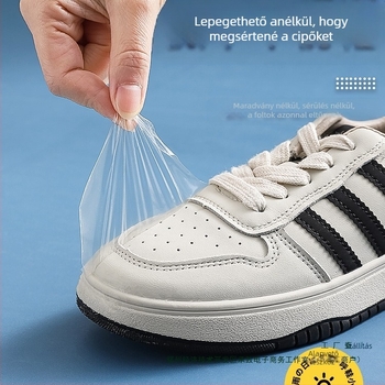 Felső vízálló matrica, lábujjvédő fólia nedvesség és szennyeződés ellen, nem nedves cipővédő huzat esős napokra, esőálló, nedvességálló és kopásálló