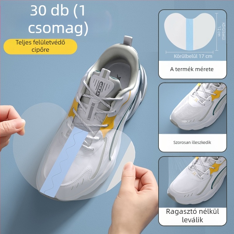 Felső vízálló matrica, lábujjvédő fólia nedvesség és szennyeződés ellen, nem nedves cipővédő huzat esős napokra, esőálló, nedvességálló és kopásálló