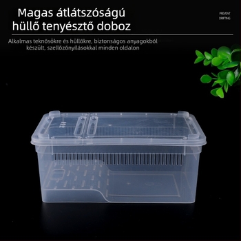 Gyári nagykereskedelmi hüllő etetődoboz kisállat csiga mászó kisállat doboz remeterák szarvasbéka gyík rovar doboz mászó kisállat doboz