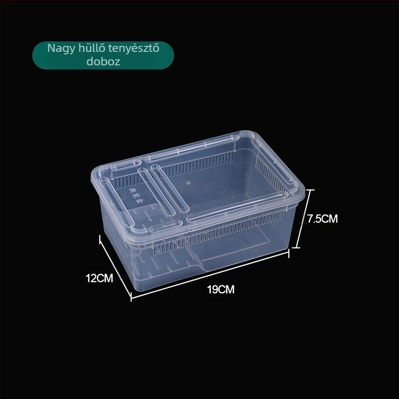 Gyári nagykereskedelmi hüllő etetődoboz kisállat csiga mászó kisállat doboz remeterák szarvasbéka gyík rovar doboz mászó kisállat doboz