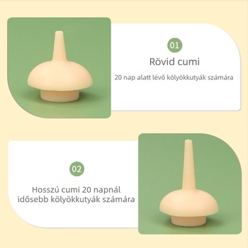 Kisállat gyógyszeradagoló palack kiscica kölyökkutya palack univerzális gyógyszeradagoló cseppentő mellbimbó újszülött kiscica etető kellékek