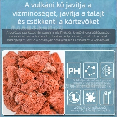 Akvárium vulkanikus kő tiszta természetes szűrés tisztított víz adszorpció tereprendezés halastó akvárium szűrés arab speciális alsó homok anyag