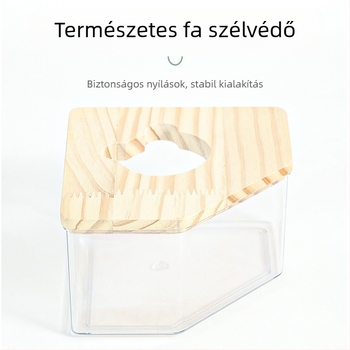 Hörcsög Fürdőszoba Kád Kádhomok Mosdó WC Kettős felhasználású Arany Medve Fürdőhomok Vizelethomok Fröccsenésgátló Külső kellékek