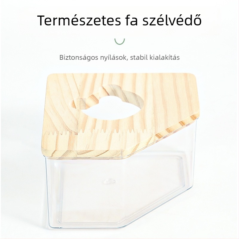 Hörcsög Fürdőszoba Kád Kádhomok Mosdó WC Kettős felhasználású Arany Medve Fürdőhomok Vizelethomok Fröccsenésgátló Külső kellékek