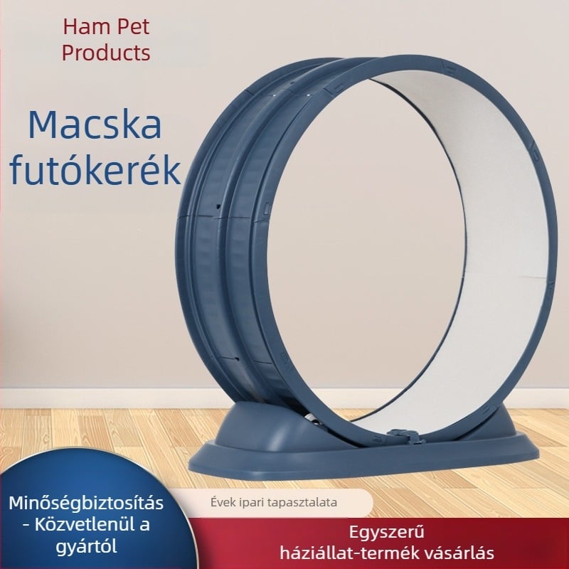 Határokon átnyúló macska futópad kisállat fitnesz görgő becsípődésgátló sport futókerék macska mászóállvány macskajátékok kisállat kellékek