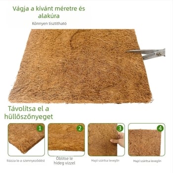 kókuszpálma selyem növény négyzet alakú vízálló fű fagyálló csirkefészek háziállat fészek barna szőnyeg tojásfészek szőnyeg galamb állati rost szőnyeg