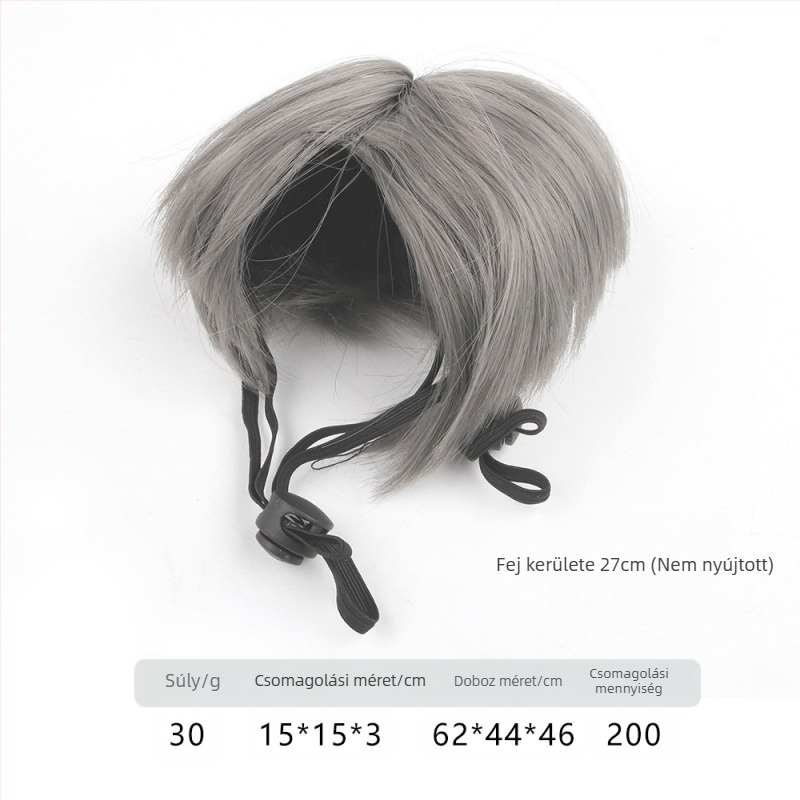 Kisállat paróka fejdísz kutya macska csinos frufru robbanékony fej mackó ruha vicces ünnepi kellékek