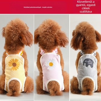 Pelenkás kisállatoknak Kutyanadrág Teddy nadrág Betét Teddy menstruációs nadrág Nagynéni nadrág Pelenka