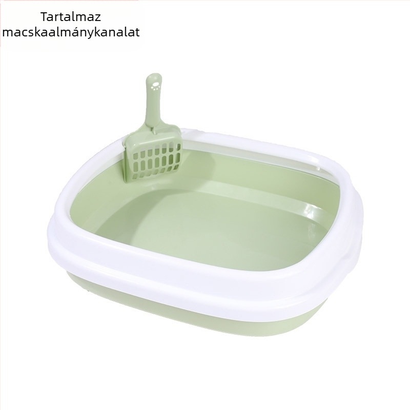 Nagy macskaalom doboz Túlméretezett, teljesen zárt macska WC Extra nagy, fröccsenésmentes macskaalom Doboz Macska kellékek