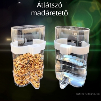 myna myna tigrisbőr papagáj madár automata vízadagolóval vízetető madáretető galamb madár kellékek átlátszó