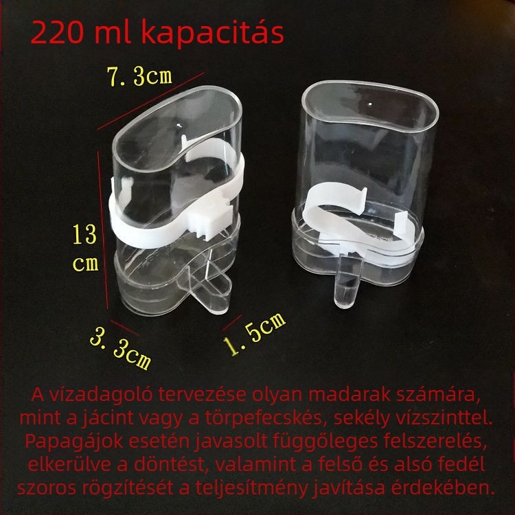 myna myna tigrisbőr papagáj madár automata vízadagolóval vízetető madáretető galamb madár kellékek átlátszó