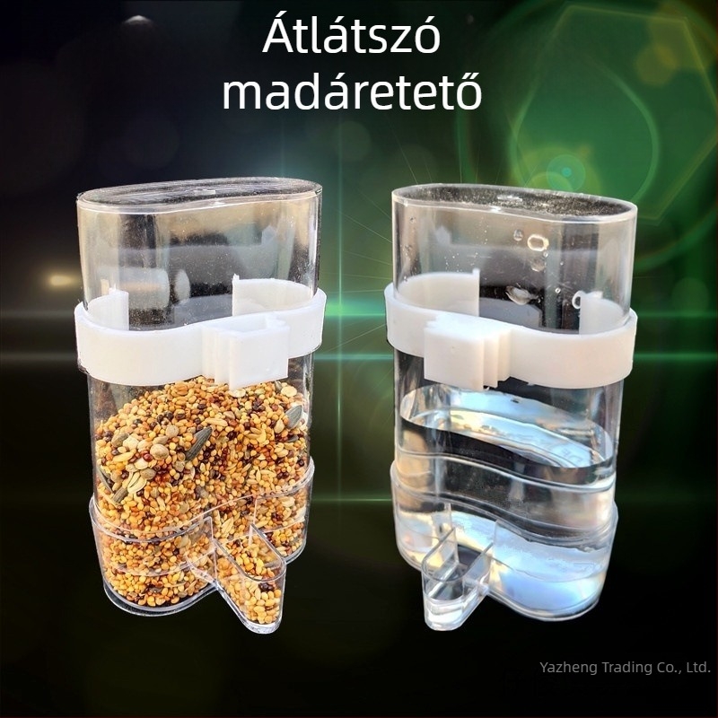 myna myna tigrisbőr papagáj madár automata vízadagolóval vízetető madáretető galamb madár kellékek átlátszó