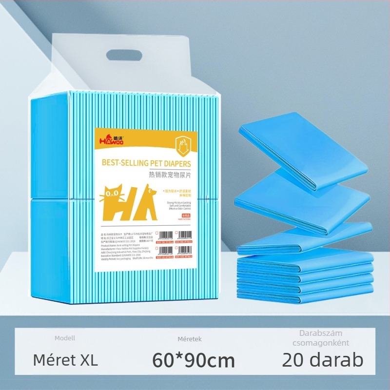 Kisállat pelenkabetét vastag pelenka kutya pelenka polimer vizelet eldobható kutya pelenka pelenkabetét nagykereskedelem