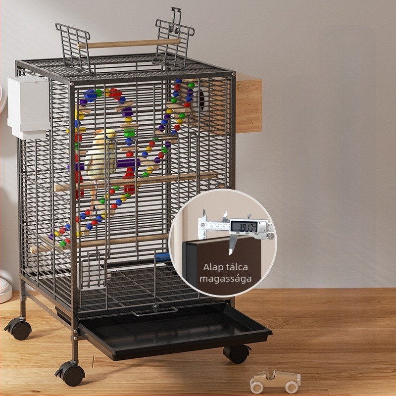 Madárkalitka Új stílusú Kereszt Selyem Háztartási Papagáj Tigrisbőr Bazsarózsa Xuan Feng Seregély Élő Madár Kis Nap Különleges Nagy Villa