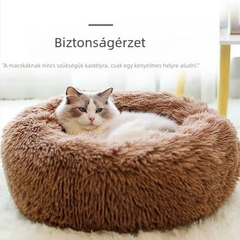 Magasság Vastagított Macskafészek Téli Meleg Kisállat Fekhely Four Seasons Univerzális Kennel Mély Alvás Téli Kellékek Macska Szőnyeg