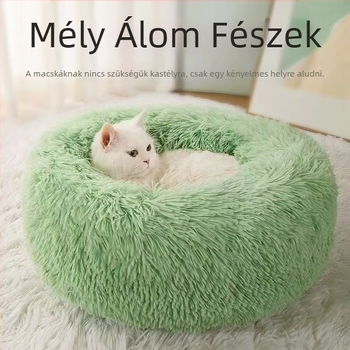 Magasság Vastagított Macskafészek Téli Meleg Kisállat Fekhely Four Seasons Univerzális Kennel Mély Alvás Téli Kellékek Macska Szőnyeg
