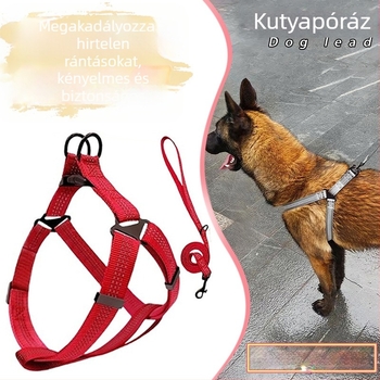 Új kutyapóráz kéz nélkül közepes méretű kutyáknak, mellkas-hátra, kisállat-kellékek, mellkaspánt, kisállat-sétáltató kötél nagykereskedelemben
