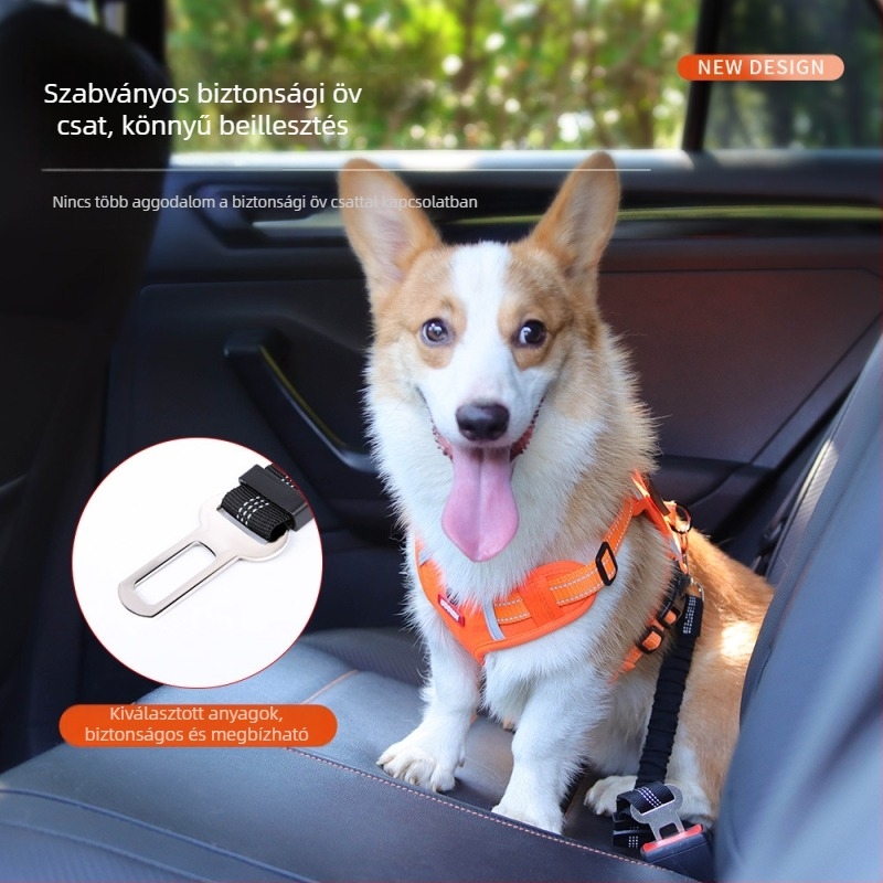 Határokon átnyúló robbanások kisállat autó vonókötél kutya autó biztonsági kötél állítható biztonsági kötél kutya vonókötél