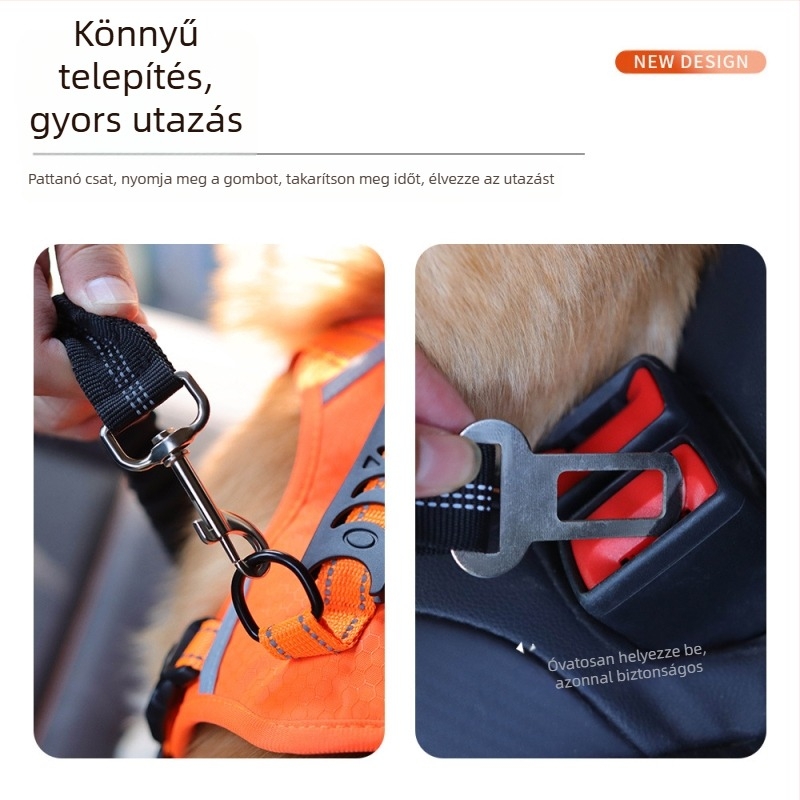 Határokon átnyúló robbanások kisállat autó vonókötél kutya autó biztonsági kötél állítható biztonsági kötél kutya vonókötél
