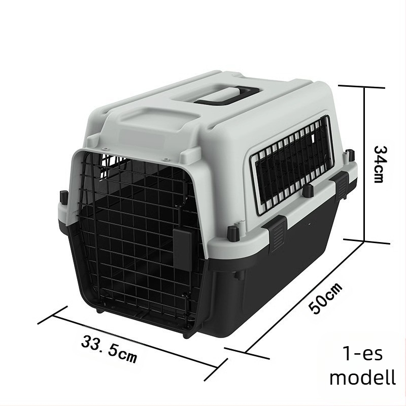 Egyszerű fekete United Airlines alap légbeömlő, nagy légterű, lélegző, macska-kutya doboz, kisállat kellékek nagykereskedelemben