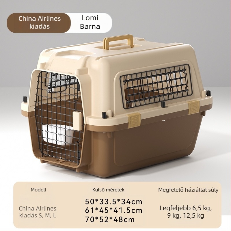 Egyszerű fekete United Airlines alap légbeömlő, nagy légterű, lélegző, macska-kutya doboz, kisállat kellékek nagykereskedelemben