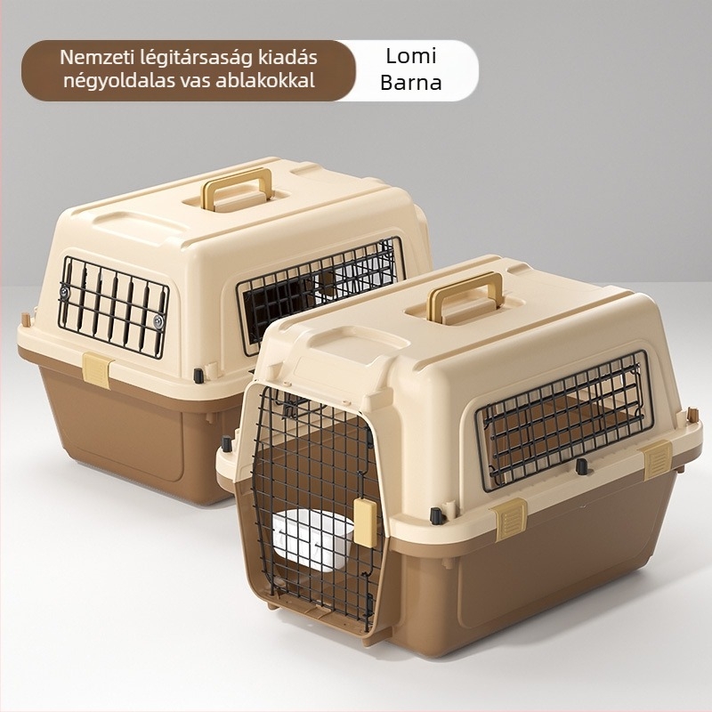 Egyszerű fekete United Airlines alap légbeömlő, nagy légterű, lélegző, macska-kutya doboz, kisállat kellékek nagykereskedelemben