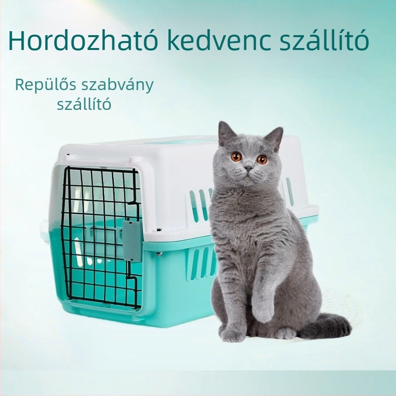 Macska légzsák kisállat ketrec macskatáska hordozható utazási szállítási térkamra kis kutya autó légzsák szállítótok