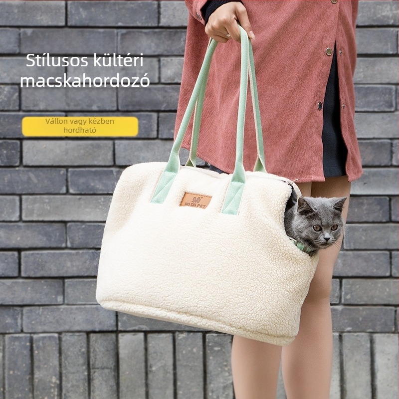 Dodopet macskatáska, lélegző, nagy kapacitású, hordozható kisállat-kirándulótáska, kiskutya- és kiskutyatáska, utazási célra