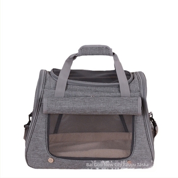 Határokon átnyúló forró macskatáska kimenő hordtáska nagy kapacitású lélegző macskaketrec kutya keresztpántos hordozható kisállattáska nagykereskedelem