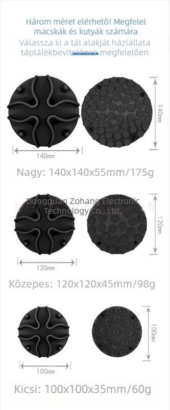 Új termék raktáron Kisállat szilikon nyalótál, tapadókorongos kutyaeledel-elválasztó szőnyeg, fulladásgátló lassú eledelű tál kisállatoknak