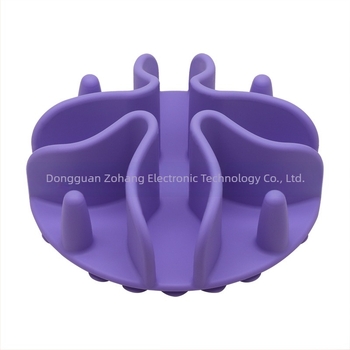 Új termék raktáron Kisállat szilikon nyalótál, tapadókorongos kutyaeledel-elválasztó szőnyeg, fulladásgátló lassú eledelű tál kisállatoknak