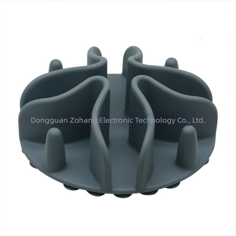 Új termék raktáron Kisállat szilikon nyalótál, tapadókorongos kutyaeledel-elválasztó szőnyeg, fulladásgátló lassú eledelű tál kisállatoknak