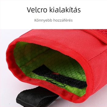 Határokon átnyúló, népszerű kisállat-snack táska, hordozható deréktáska kirándulásokhoz, kültéri kutyasétáltató kiképző kutyaeledel táska