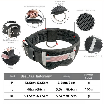 Kisállat nyakörv Kutyatermékek Kutya nyakörv nyakörv Taktikai kutyanyakörv Nejlon kutyanyakörv Nagy és közepes kutyapóráz