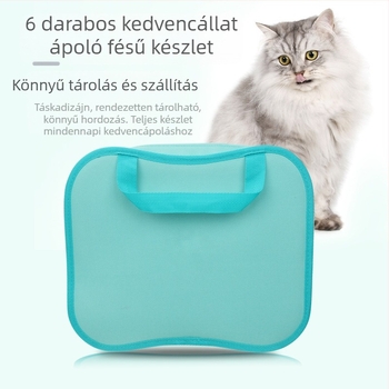 Kisállat fésűkészlet, Kutya vedlés elleni fésű, Kibontó fésű, Macska ápoló fésű, Macskaszőr eltávolító fésű, Kisállat kellékek