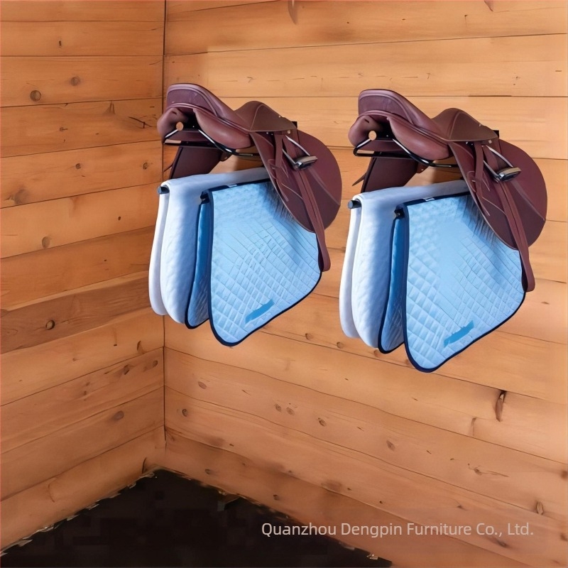 Lovasfelszerelések nyeregvédő akasztó fém nyeregkonzol nehéz nyeregrögzítő keret falra szerelhető nyeregtároló állvány