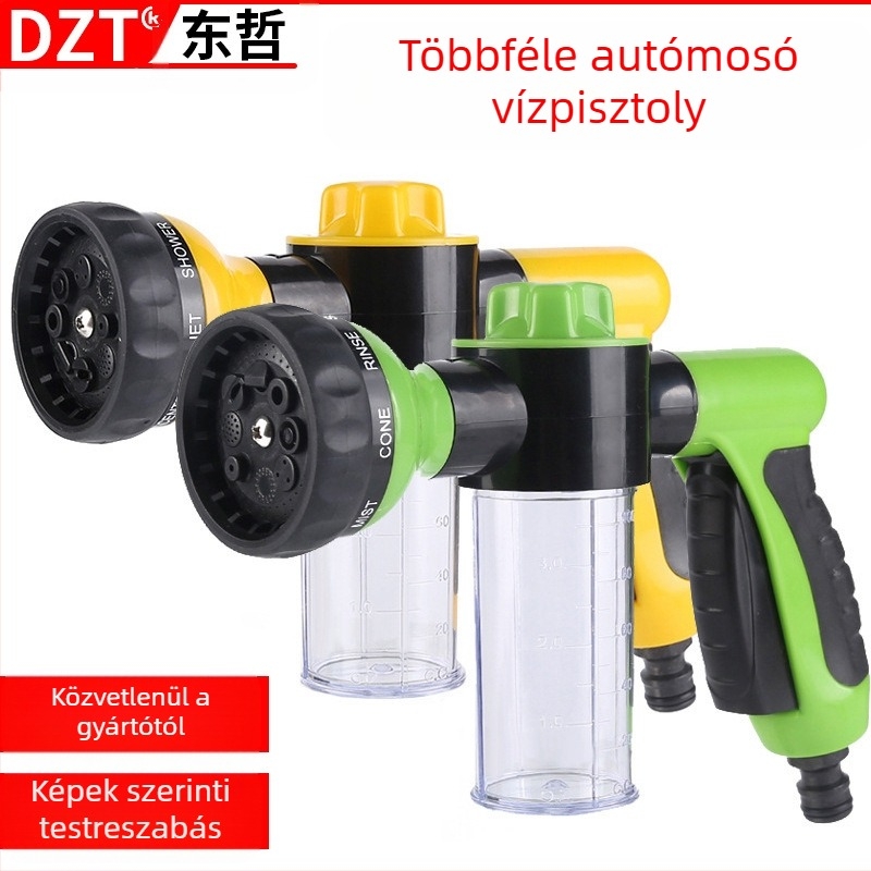 MAGIC HOSE kerti vízvezeték 3-szoros teleszkópos vízvezeték autómosó magasnyomású vízpisztoly virágok öntözésére 15m 30m