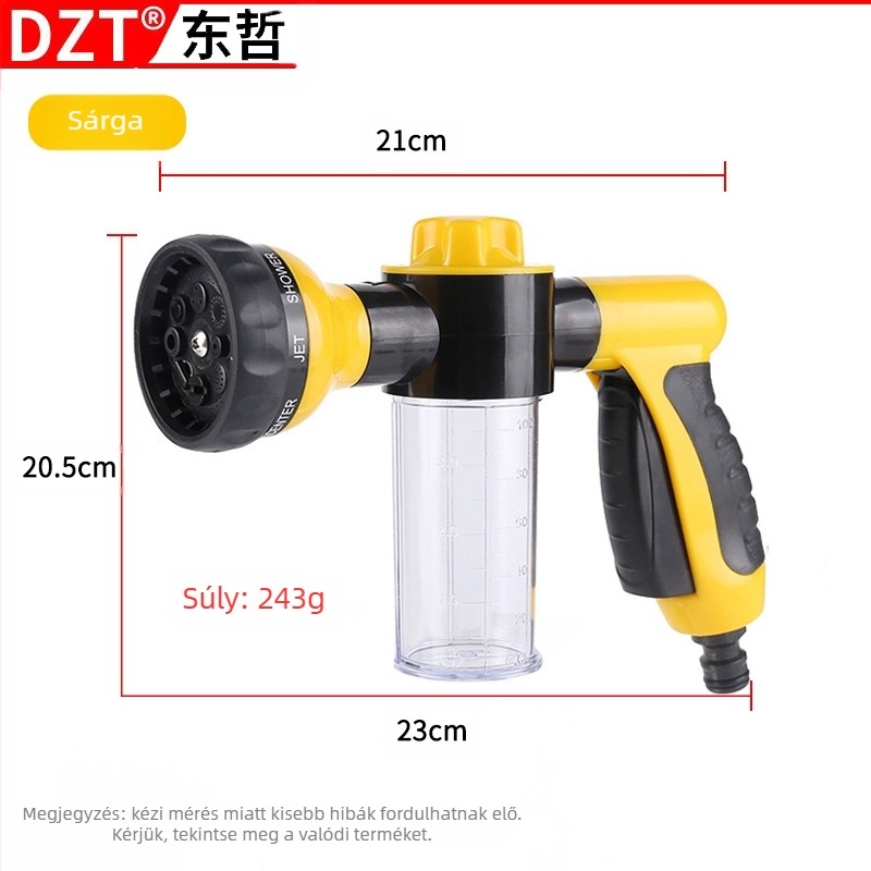 MAGIC HOSE kerti vízvezeték 3-szoros teleszkópos vízvezeték autómosó magasnyomású vízpisztoly virágok öntözésére 15m 30m