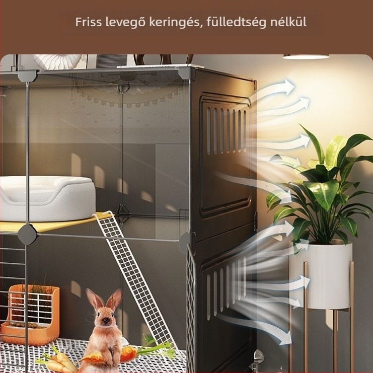 Nyúlketrec Otthon Beltéri Alvófészek Nyúl Spray Elleni Vizelet Speciális Villa Nagy Extra Nagy Holland Malac Tengerimalac