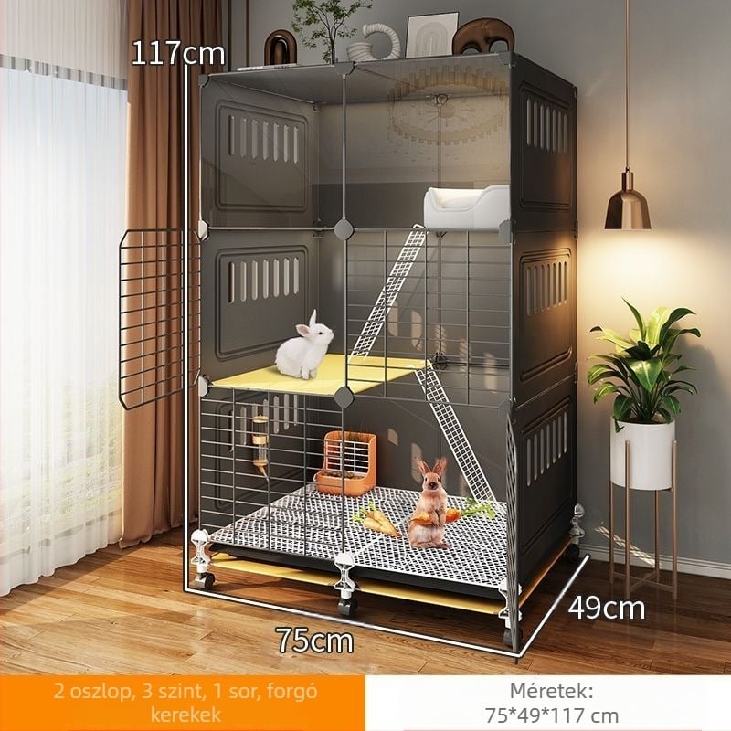 Nyúlketrec Otthon Beltéri Alvófészek Nyúl Spray Elleni Vizelet Speciális Villa Nagy Extra Nagy Holland Malac Tengerimalac