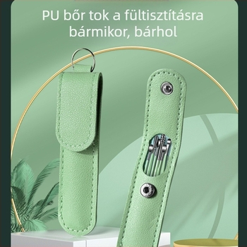Fülásó kanálkészlet, fülásó műtárgy, professzionális fülzsírcsat fülásó eszköz gyerekeknek és felnőtteknek