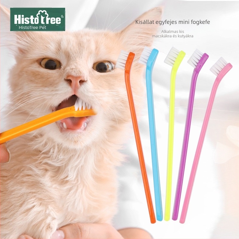Kisállat fogkefe egyfejű macska fogkefe macska szájtisztító fogkefe kutyaápolás kutya fogkefe kisállat kellékek nagykereskedelem